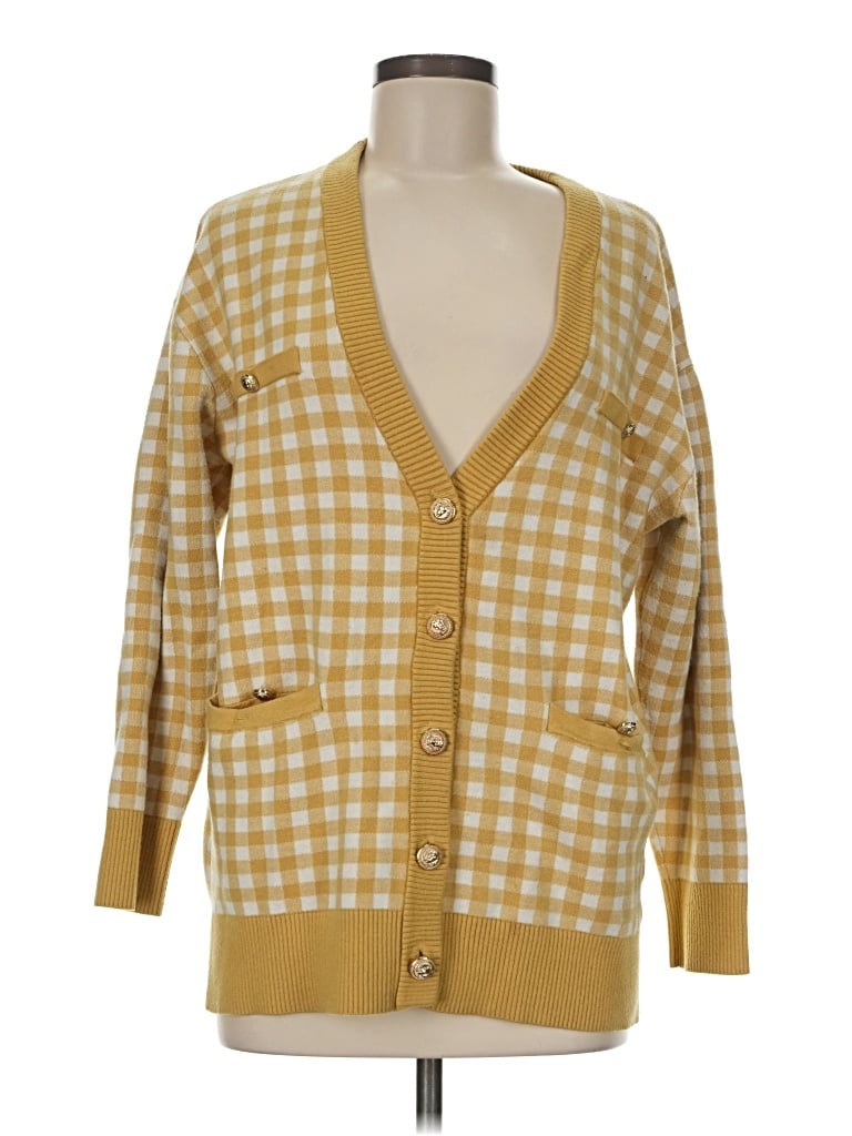Pre-owned J By Joie Cardigan Sweater In Yellow