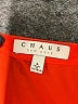 Chaus 100% Polyester Orange Sleeveless Blouse Size L - photo 7