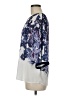 Adrianna Papell 100% Polyester Blue 3/4 Sleeve Blouse Size M - photo 5