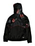 Reebok 100% Polyester Graphic Black Windbreaker Size 10 - 12 - photo 2