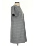 Forever 21 Plaid Gray Casual Dress Size S - photo 4