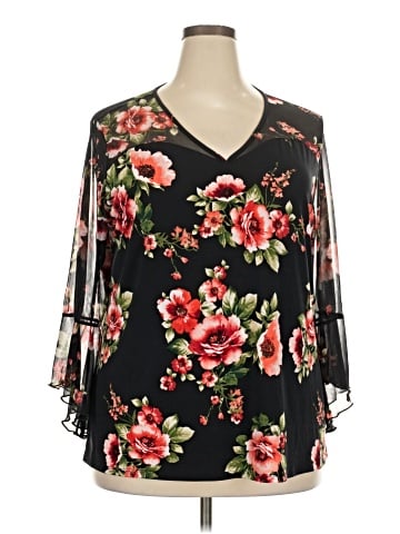 Adele & May 3/4 Sleeve Blouse (view 1)