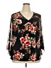 Adele & May Black 3/4 Sleeve Blouse Size 2X - photo 1