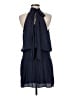 Do & Be 100% Polyester Solid Blue Casual Dress Size M - photo 2