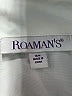 Roaman's 100% Polyester Ivory Short Sleeve Blouse Size 14w - photo 7