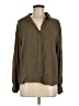 Assorted Brands 100% Rayon Green Long Sleeve Button-Down Shirt Size M (estimated) - photo 1