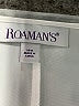 Roaman's White Casual Dress Size 14w - photo 7