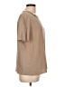 Joseph 100% Silk Tan Short Sleeve Top Size EU (FR) 42 / US 10 - photo 4