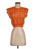 Zara Orange Short Sleeve Top Size S - photo 1