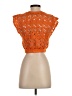 Zara Orange Short Sleeve Top Size S - photo 2