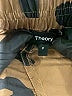 Theory 100% Silk Animal Print Brown Gold Shorts Size P (petite) - photo 3