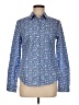 Boden 100% Baumwolle Print Blue Long Sleeve Button-Down Shirt Size 6 - photo 1