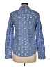 Boden 100% Baumwolle Print Blue Long Sleeve Button-Down Shirt Size 6 - photo 2