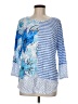 Shana Blue 3/4 Sleeve Blouse Size M - photo 1