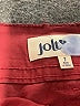 Jolt Solid Burgundy Shorts Size 7 - photo 3