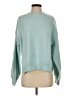 Unbranded 100% Polyester Solid Teal Pullover Sweater Size S - photo 1