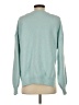 Unbranded 100% Polyester Solid Teal Pullover Sweater Size S - photo 2