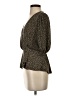 Banana Republic Brown 3/4 Sleeve Blouse Size XS - photo 5