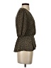 Banana Republic Brown 3/4 Sleeve Blouse Size XS - photo 4