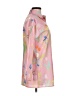 Unbranded Floral Pink Long Sleeve Blouse Size M - photo 4