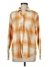 Weatherproof Plaid Orange Long Sleeve Button-Down Shirt Size M - photo 1