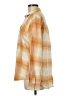 Weatherproof Plaid Orange Long Sleeve Button-Down Shirt Size M - photo 5