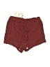 Zara Hearts Burgundy Shorts Size S - photo 1