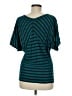Studio M Teal Short Sleeve Top Size M - photo 2