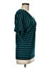 Studio M Teal Short Sleeve Top Size M - photo 4