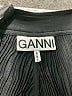 Ganni 100% Polyester Chevron-herringbone Black Casual Pants Size EU 36 / US 6 - photo 7