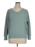 Ann Taylor LOFT Outlet 100% Cotton Teal Pullover Sweater Size XL - photo 1