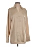 H&M Tan Long Sleeve Blouse Size S - photo 1