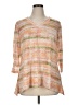 Ruby Rd. Orange 3/4 Sleeve T-Shirt Size XL - photo 1