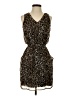 Pinky 100% Polyester Animal Print Brown Cocktail Dress Size S - photo 1