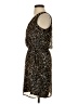 Pinky 100% Polyester Animal Print Brown Cocktail Dress Size S - photo 5