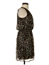 Pinky 100% Polyester Animal Print Brown Cocktail Dress Size S - photo 4