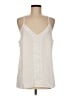 Unbranded 100% Polyester Ivory Tank Top Size M - photo 1