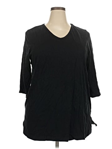 Woman Within 3/4 Sleeve T-Shirt (view 1)