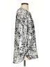 Lord & Taylor 100% Polyester Animal Print Silver Long Sleeve Blouse Size 2 - photo 4