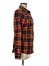 Fossil Plaid Burgundy Long Sleeve Button-Down Shirt Size M - photo 4