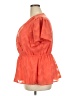 Lane Bryant 100% Polyester Orange Short Sleeve Blouse Size 18 - 20 Plus - photo 5
