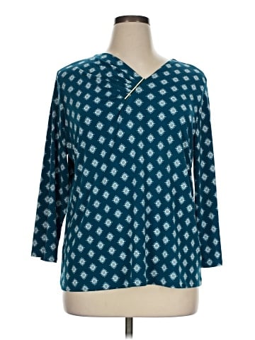 Liz Claiborne Career 3/4 Sleeve Blouse (view 1)