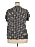 Notations Polka Dots Black Short Sleeve Blouse Size 2X - photo 2