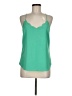 J. by J.Crew 100% Polyester Green Sleeveless Blouse Size 6 - photo 1