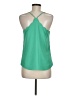 J. by J.Crew 100% Polyester Green Sleeveless Blouse Size 6 - photo 2