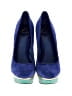 Brian Atwood Color Block Blue Heels Size 7 1/2 - photo 2