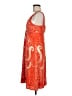 Beth Bowley 100% Silk Paisley Orange Cocktail Dress Size 6 - photo 5