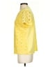 Alfred Dunner 100% Polyester Yellow Short Sleeve Blouse Size S - photo 5
