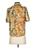 Cupcakes & Cashmere 100% Polyester Paisley Orange Short Sleeve Blouse Size XS - photo 2