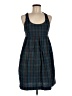 Eliot Plaid Teal Casual Dress Size 6 - photo 1